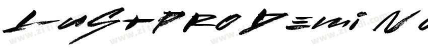 LustProDemi No2字体转换